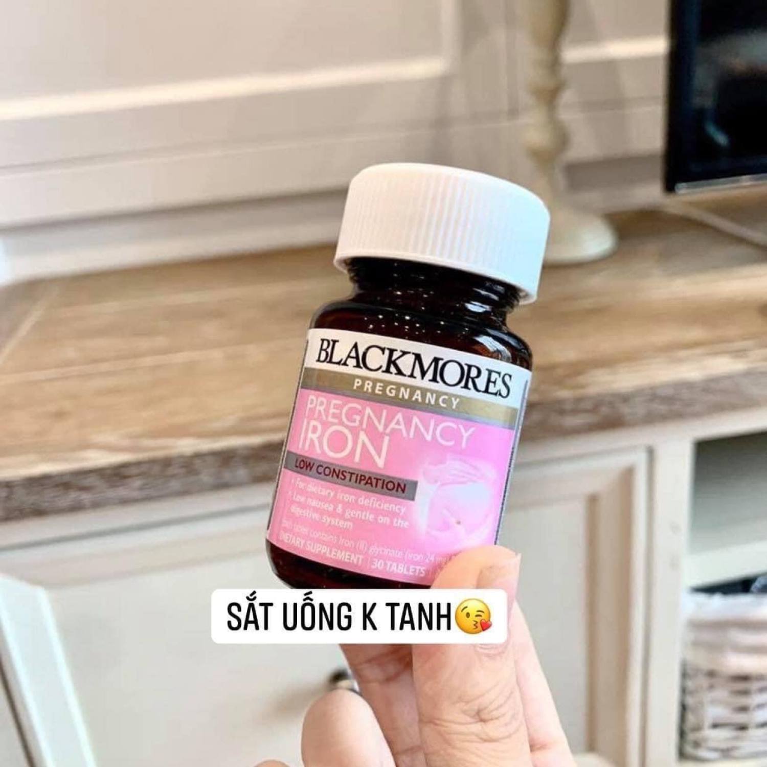 Vitamin Bổ Sung Sắt Cho Bầu Blackmore Pregnacy Iron 30 Viên