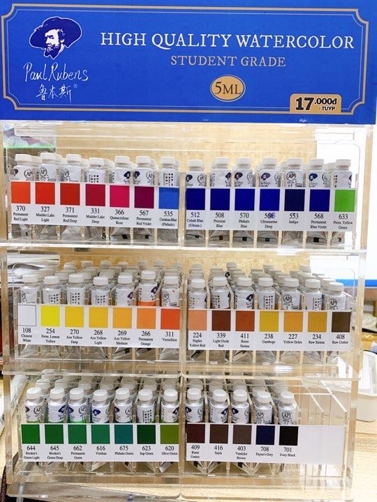 HỘP MÀU PAUL RUBENS Tuýp 5ml