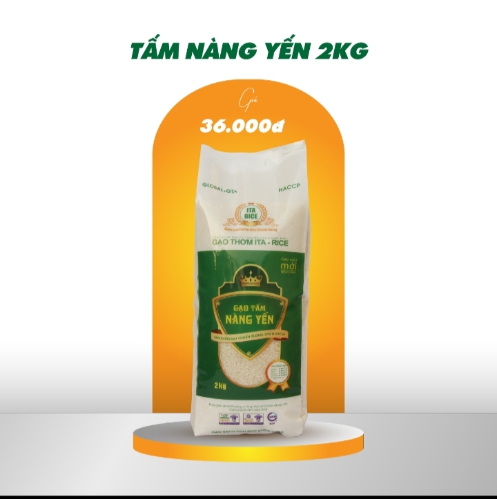 Gạo Tấm Thơm Nàng Yến (Dẻo,Thơm Cơm, Gạo Dùng Để Nấu Cơm Tấm)