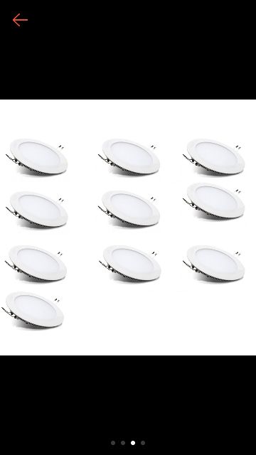 [HCM]10 đèn led âm trần 12w tròn trắng