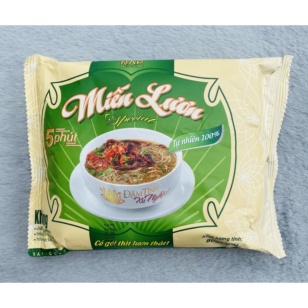 Miến lươn 5 Phút (gói có thịt lươn), set 5