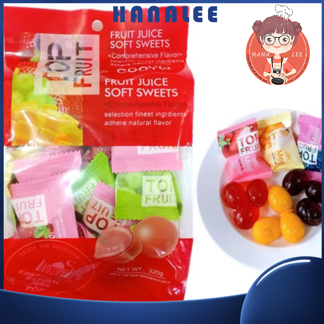 Kẹo Dẻo Trái Cây Top Fruit - Gói 320gr