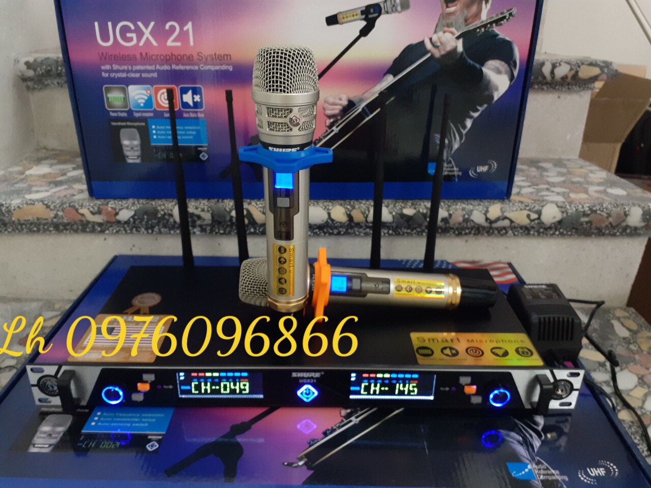 Micoro Không dây shure ugx 21 loại 1