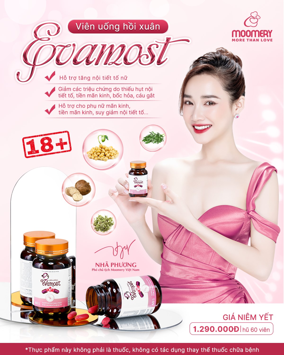 Dung Dịch Vệ Sinh Phụ Nữ Evamost 120ml