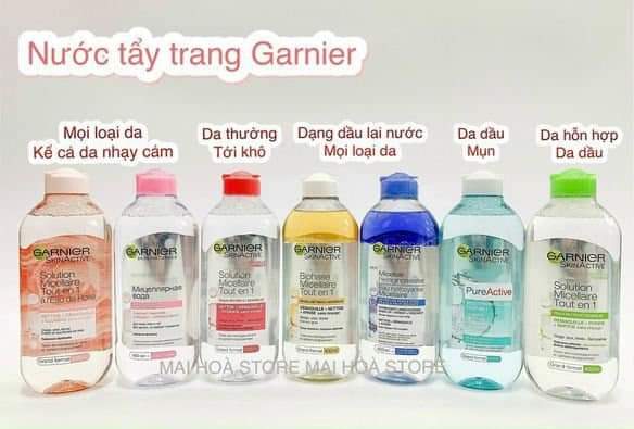 Nước tẩy trang Garnier 400ml Pháp [HÀNG CHÍNH HÃNG]