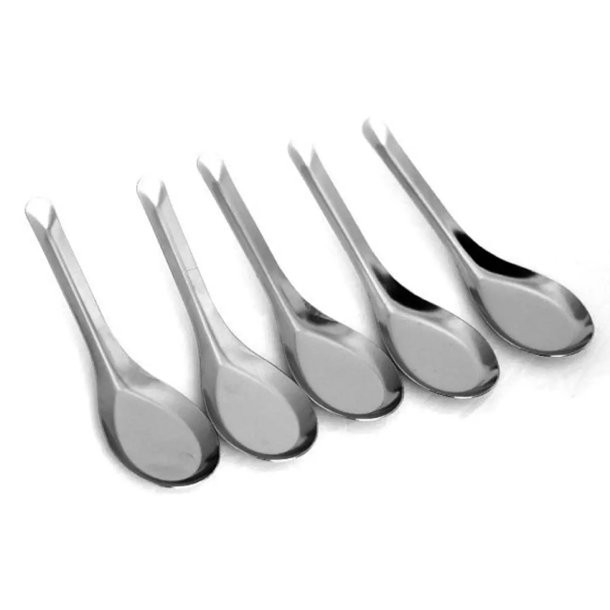 Set 5 thìa phở inox hoa sen hàng đẹp