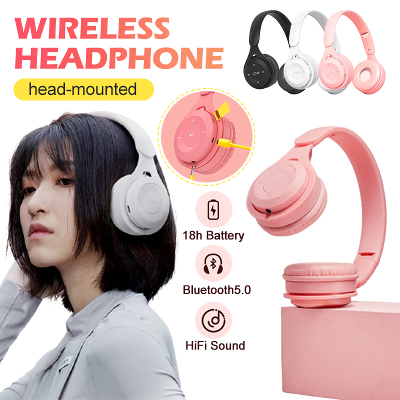 Tai Nghe Bluetooth 5.1 Không Dây Có Mic,Tai Nghe Chụp Tai Y08 Âm Thanh Nổi Giảm Ồn Thoải Mái,Hỗ Trợ Cắm Dây Cắm Thẻ Nhớ