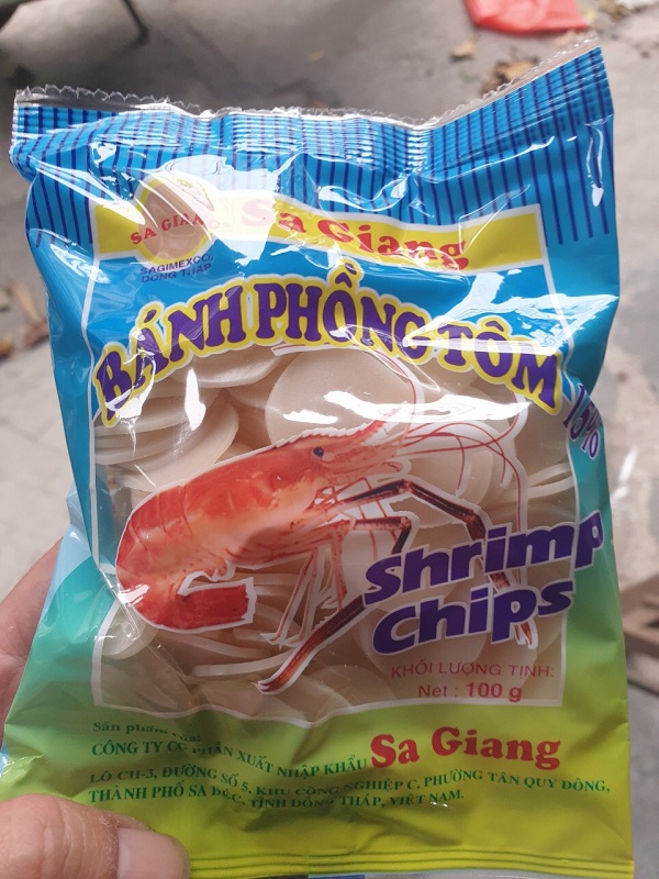 Special capsicum shrimp cake 100g