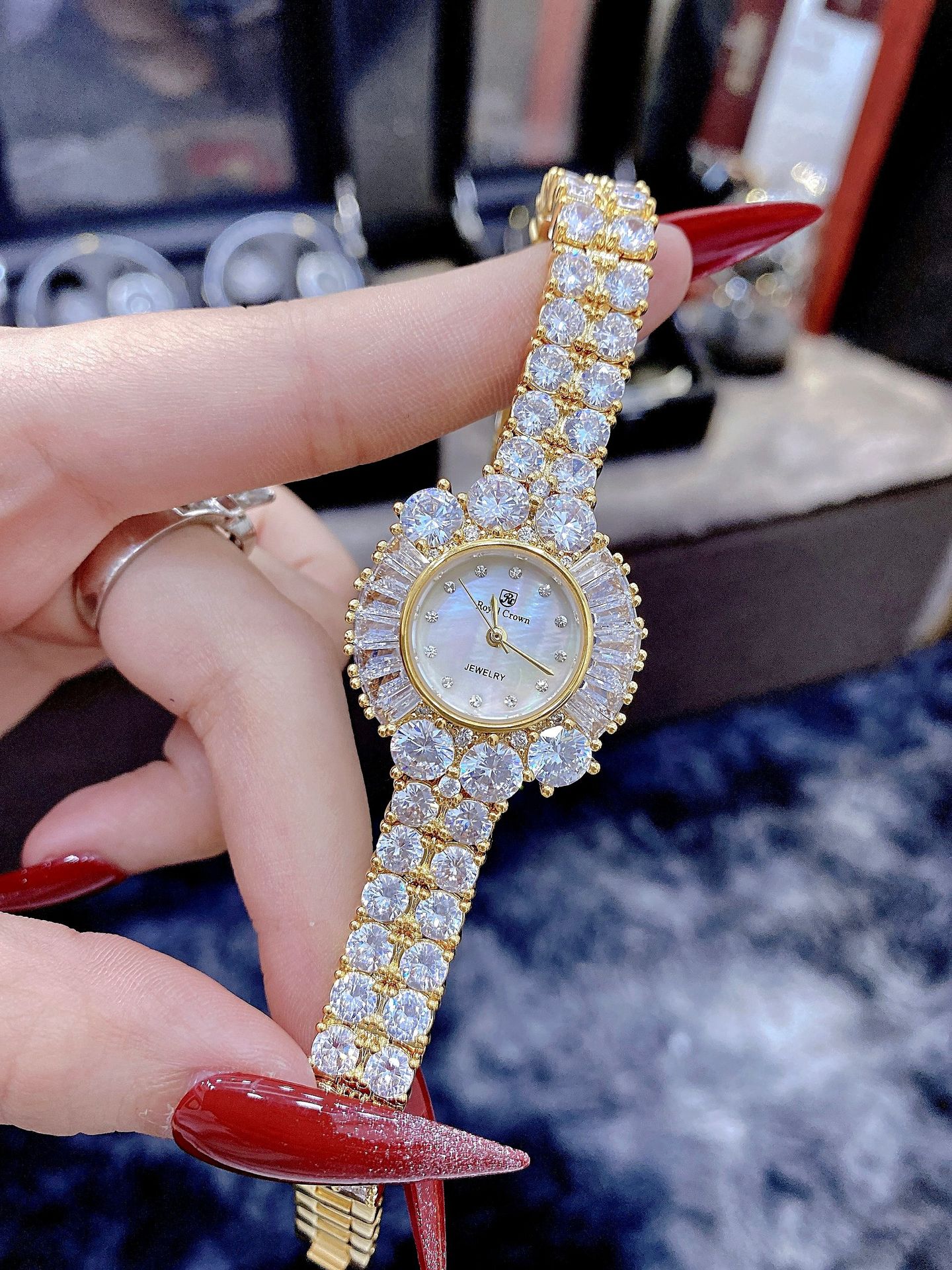 Royal Crown Jewelry Bracelet Watch