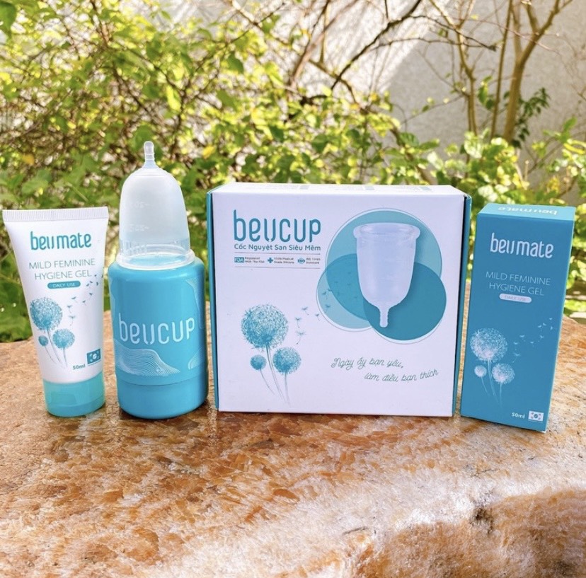 Combo 2 bộ cốc nguyệt san Beucup