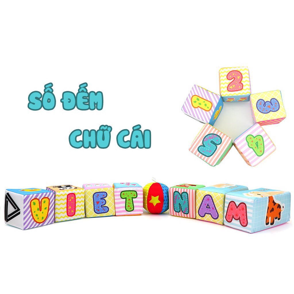 Bộ Đồ Chơi Xúc Xắc Vải