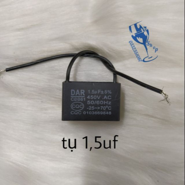 Combo 5 chiếc tụ 1,5uf 450v
