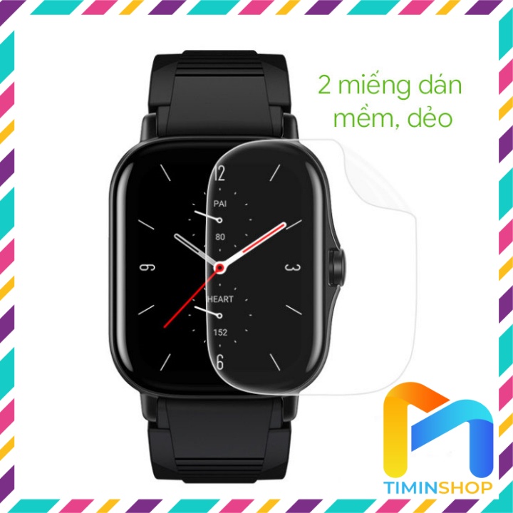 2 miếng Dán Amazfit GTS 3 GTS 2 2e GTS 2 mini GTS Bip U