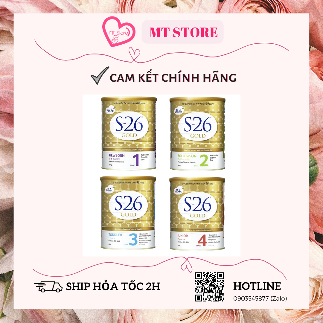 [DATE 2023] Sữa S26 GOLD nội địa Úc lon 900g đủ số