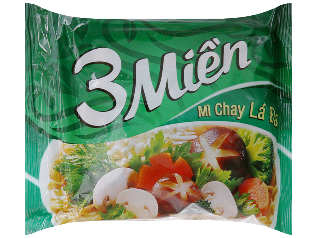 Thùng mì 3 Miền chay lá đa