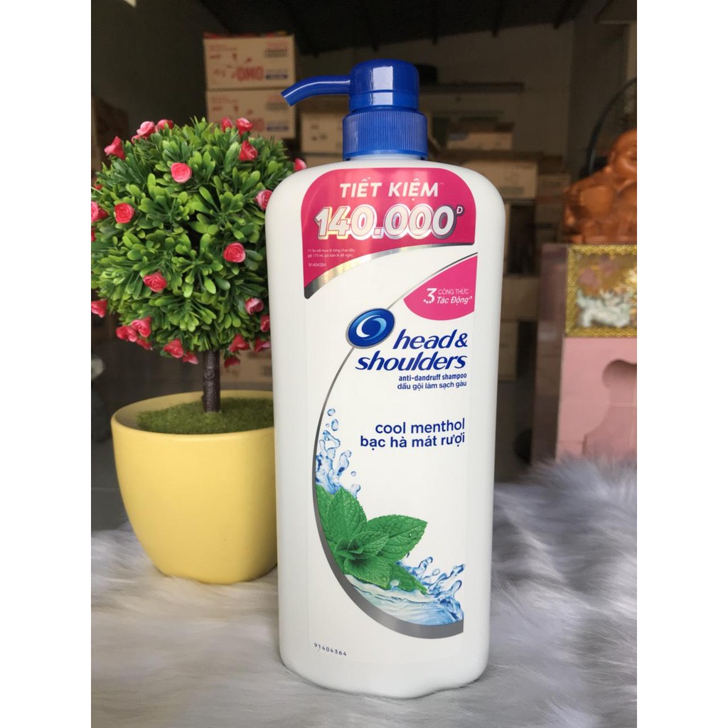 DẦU GỘI HEAD&SHOULDER SHAMPOO COOL MENTHOL 1200ML