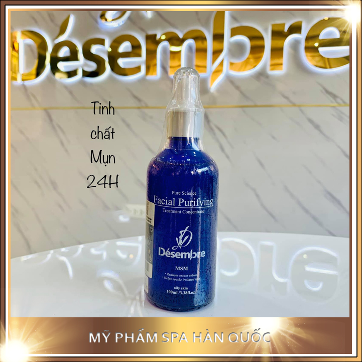 TINH CHẤT TRỊ MỤN HÀN QUỐC 24H DESEMBRE 100ml, giúp đặc trị mọi loại mụn, an toàn và phù hợp với mọi  loại da