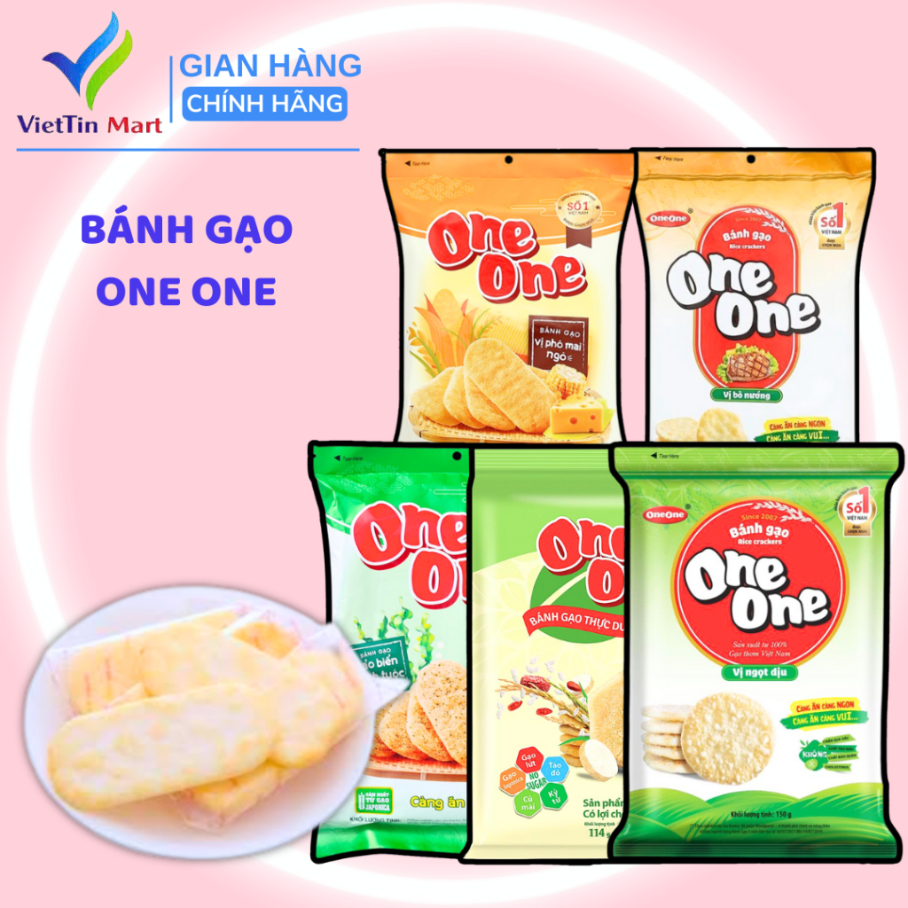 One One Grilled Rice Cakes with 7 Flavor Options