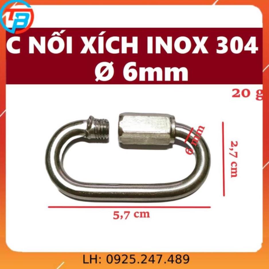 Nối xích, khóa xích inox cáp thép thái bình vinàn