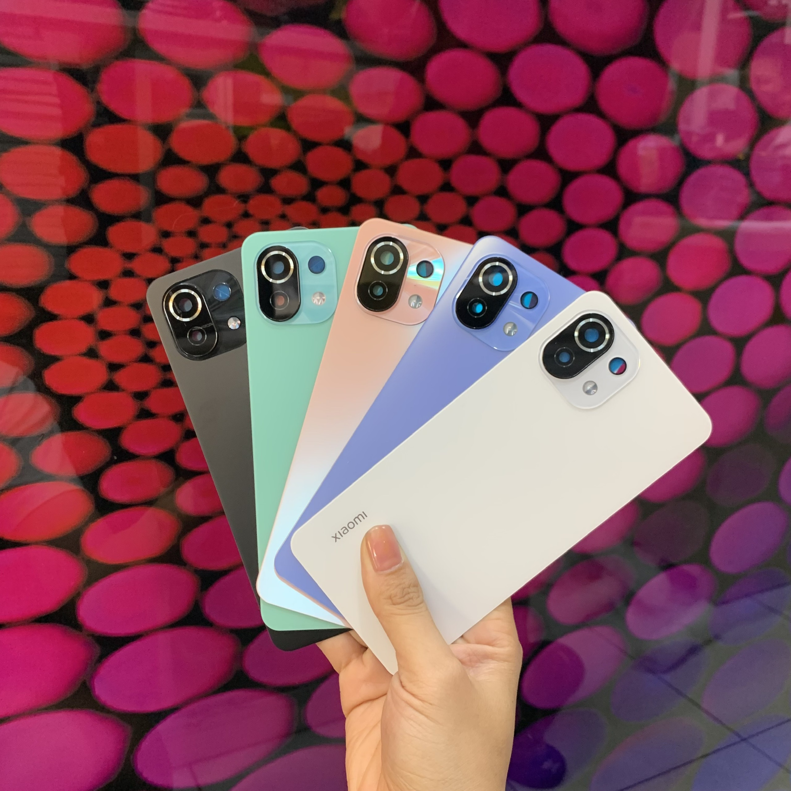 Lưng liền kính Camera Xiaomi 11 Lite 4G / 5G ( Zin ) Tặng kèm leo dán dán 15ml
