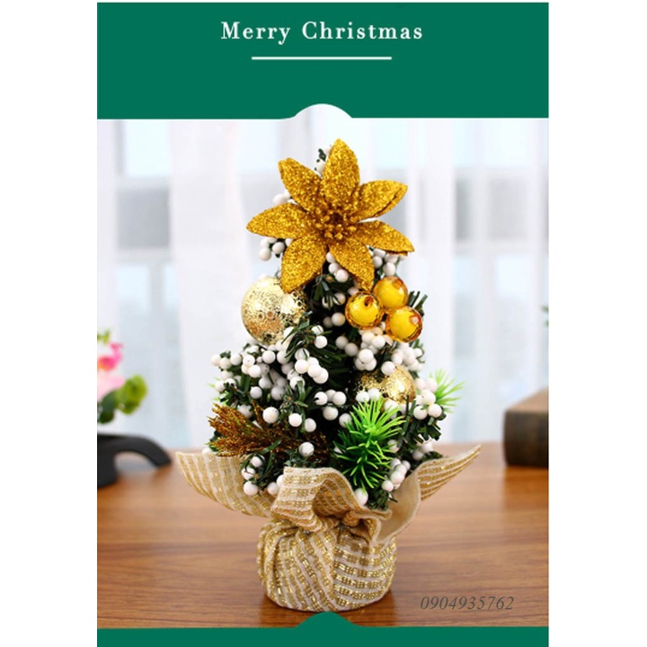 giảm 50% Cây thông noel mini để bàn