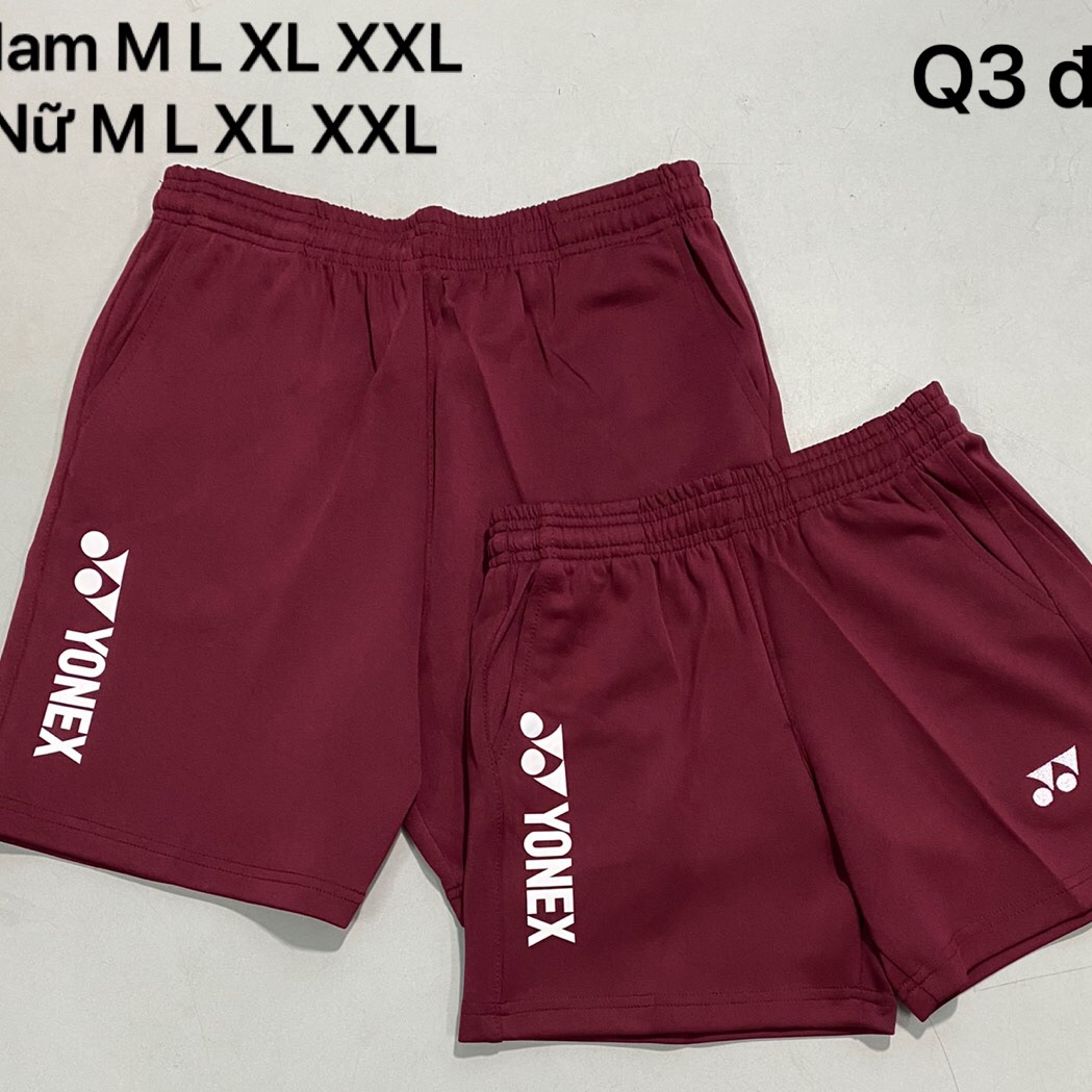 Quần Cầu Lông Nam Đỏ Đô