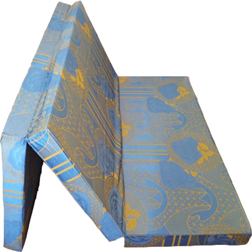 Nệm pe korea GẤP 3 1M6 X 2M X 5CM GỌN - NHẸ - TIỆN DÙNG - GIAO MÀU NGẪU NHIÊN