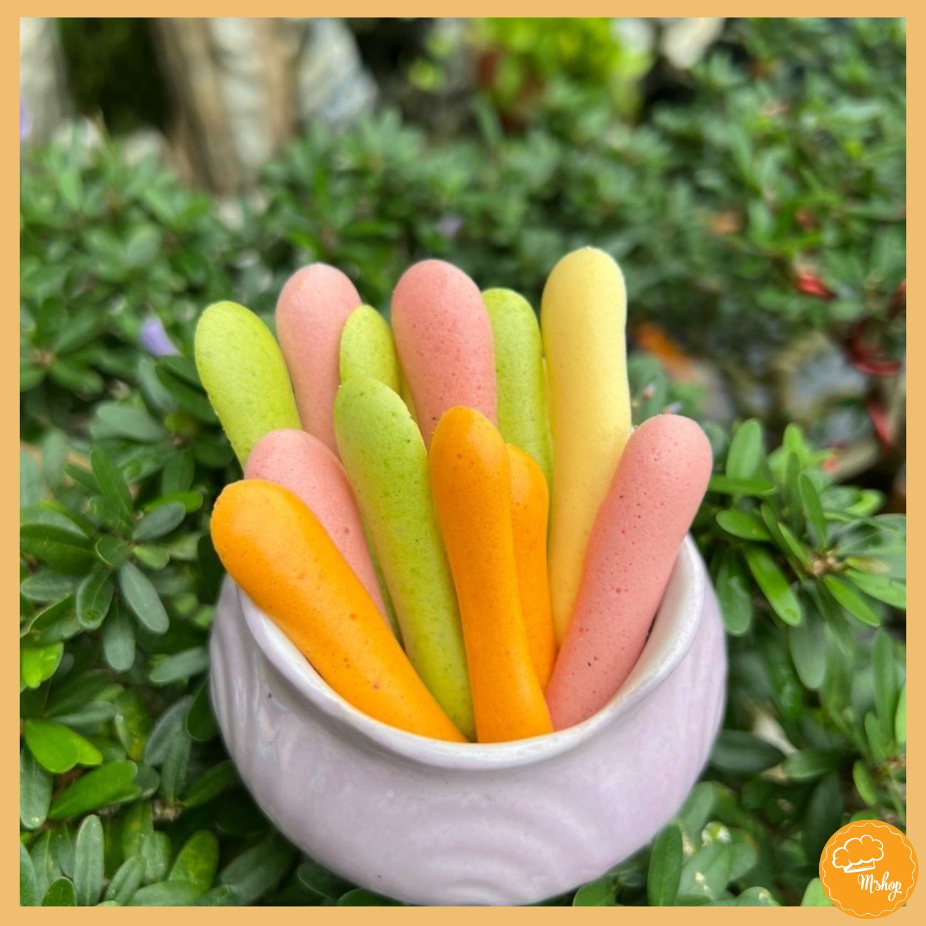 [159K] COMBO BÁNH LÒNG ĐỎ THANH DÀI  bánh ăn dặm cho bé (Có quà)