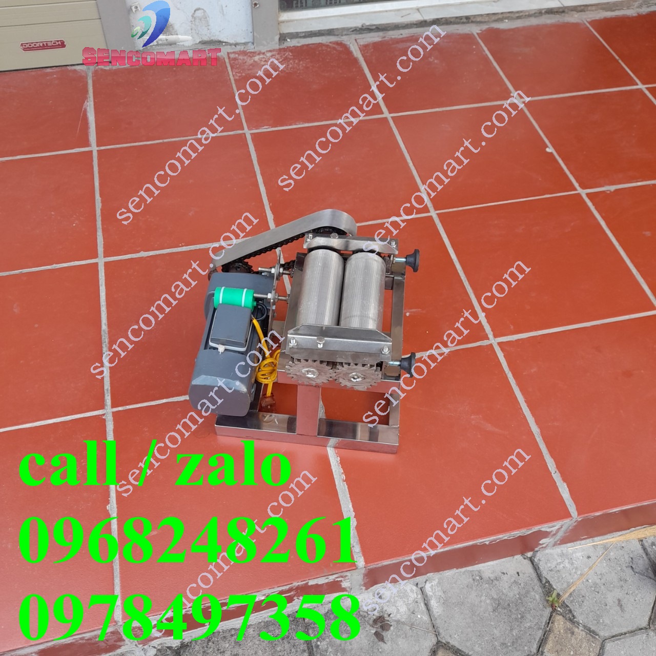 Máy cán mực chạy điện inox , siêu tiện lợi , dễ dùng cho bà con