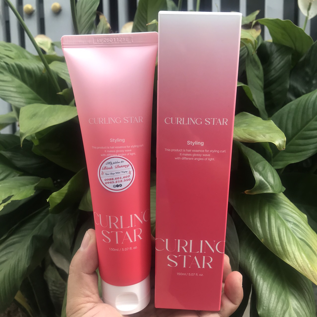 Gel tạo kiểu bồng bềnh Obsidian Curling Star Swing 150ml new