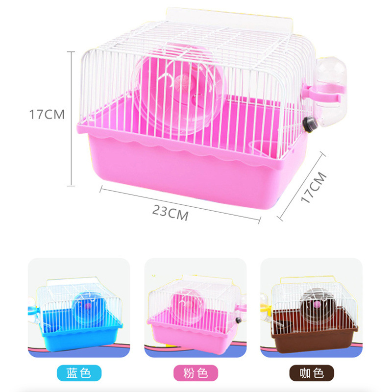 Lồng chuột hamster mini đầy đủ phụ kiện [ MUA LỒNG TẶNG THỨC ĂN ]