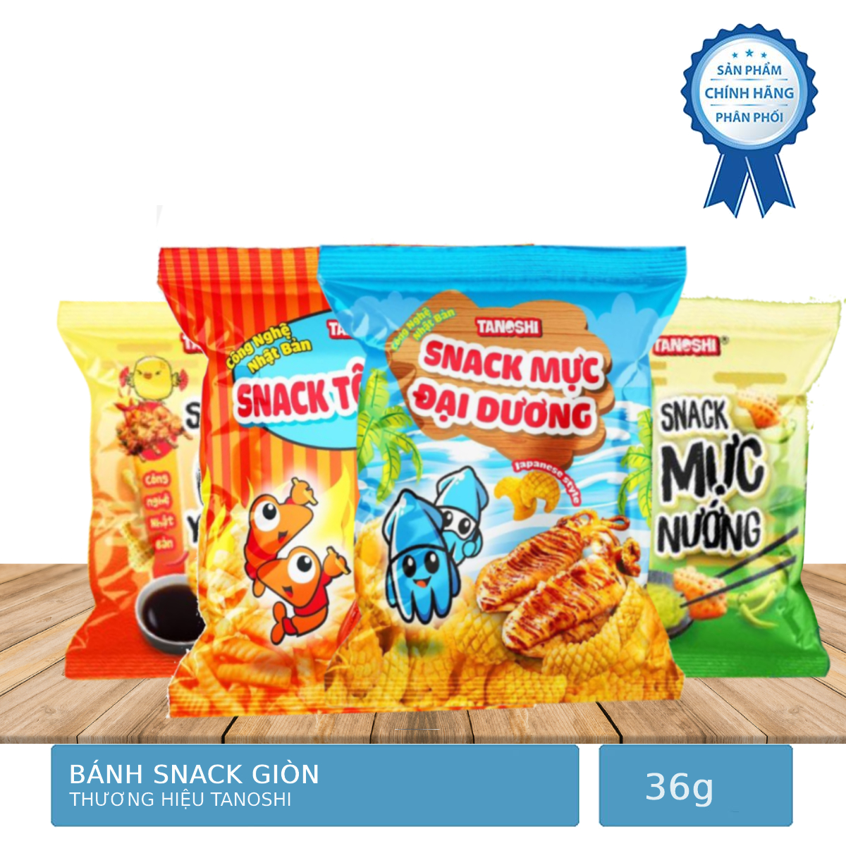 Bánh Snack Tanoshi 36g