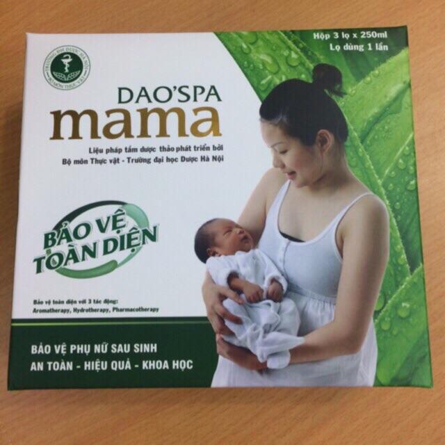 Hộp nước tắm Dao'spa Mama 3 lọ x 250ml