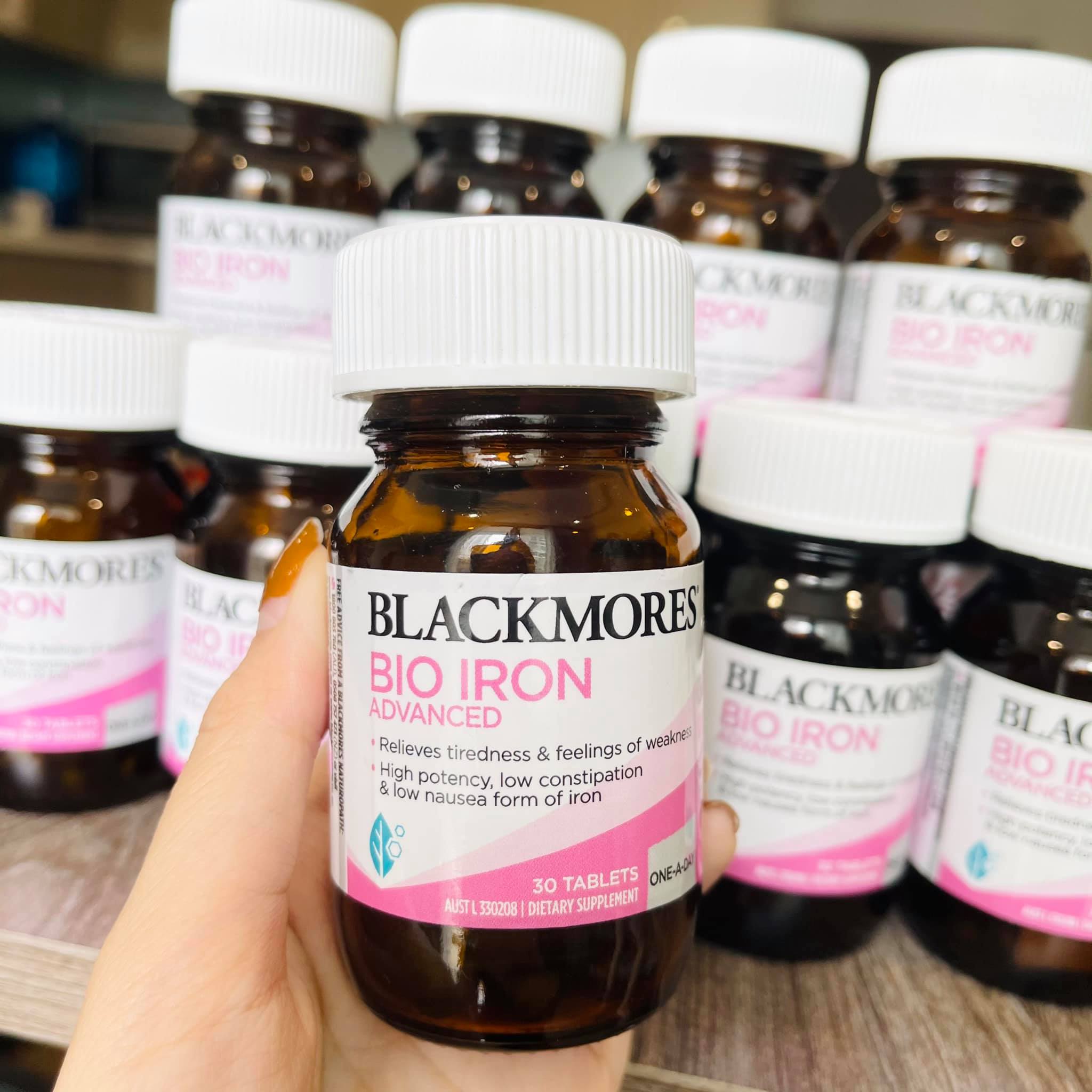 sắt tự nhiên blackmores bio iron advanced