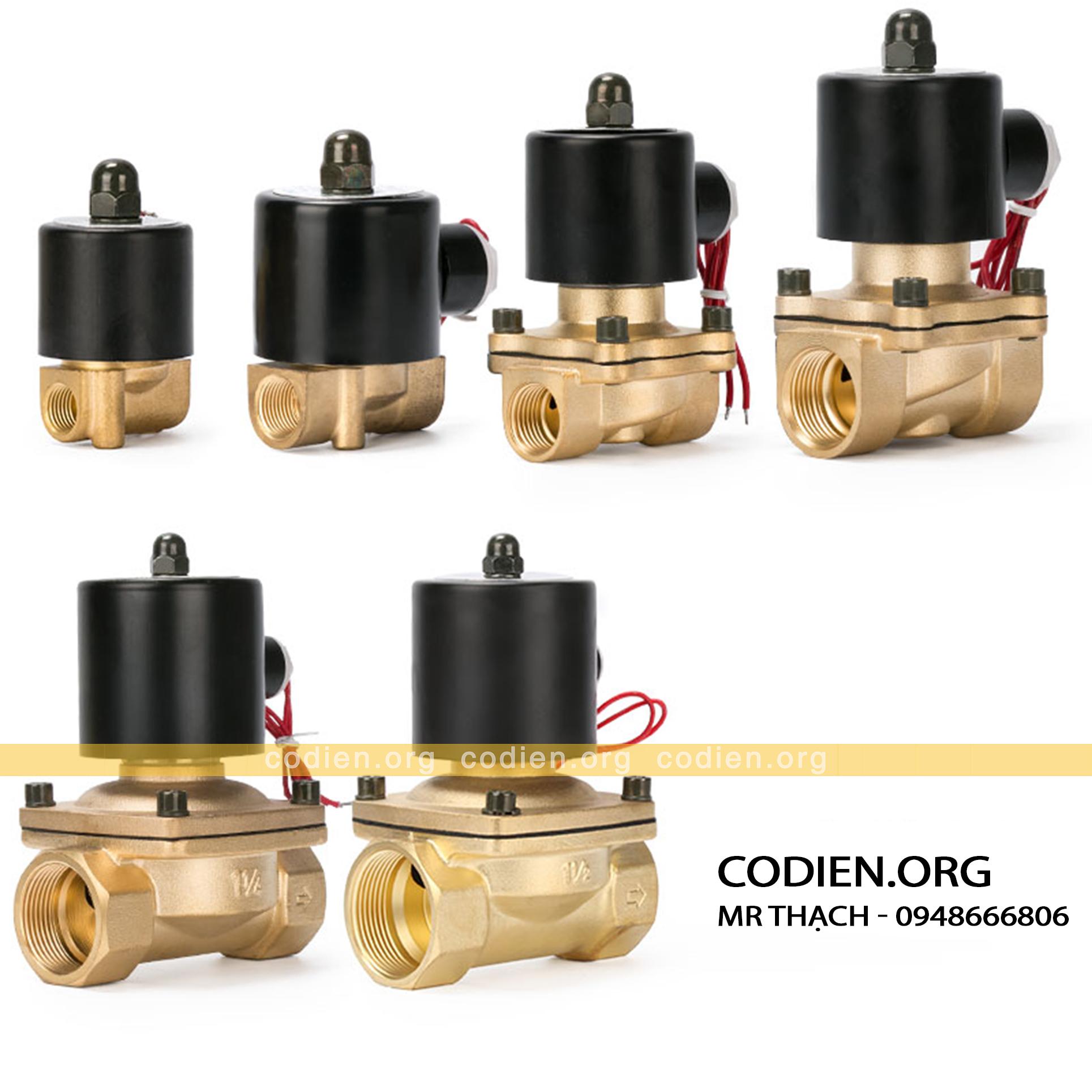 Van điện từ Uni-D DN15 đường kính van 20mm