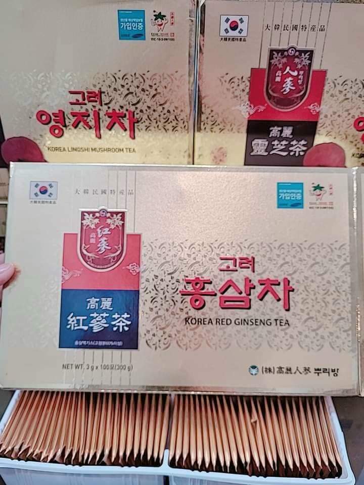 Trà Hồng Sâm  Korea Red Ginseng Tea Hàn Quốc