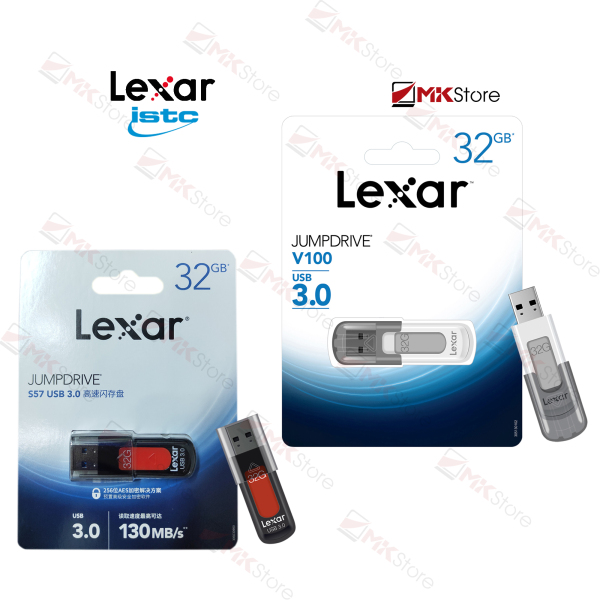 USB 32Gb Lexar Jumdrive V100 White / S57 USB 3.0 Red