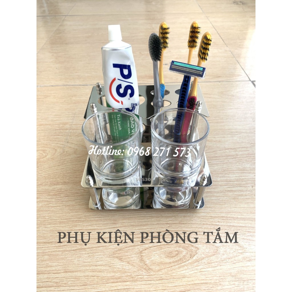 Kệ để bàn chải đánh răng inox 304