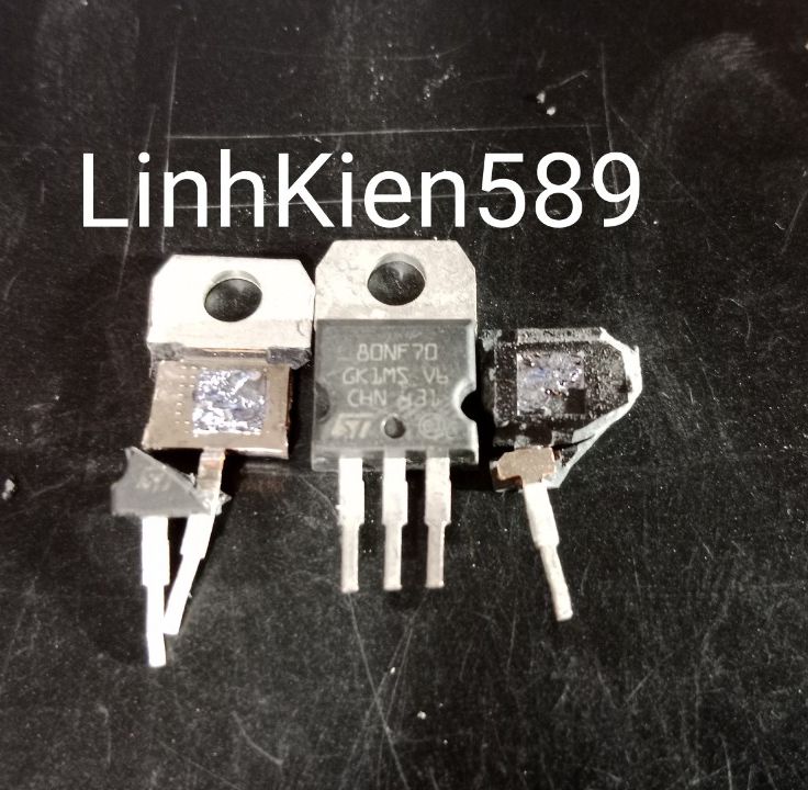 MOSFET 80NF70 CHÍNH HÃNG ST THÁO MÁY 80A 70V