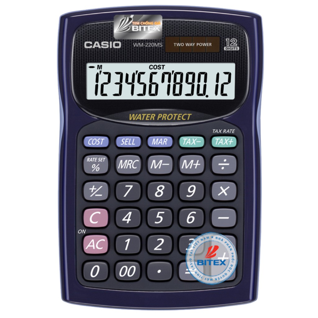 MÁY TÍNH CASIO WM-220MS