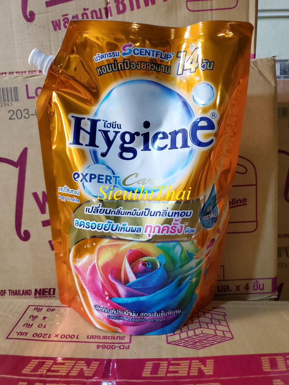 NHẬP KHẨU NƯỚC XẢ VẢI ĐẬM ĐẶC HYGIENE THÁI LAN