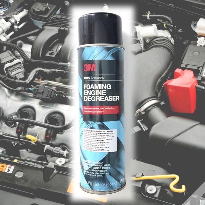 Tẩy rửa dầu mỡ khoang động cơ 3M Foaming Engine Degreaser 467g