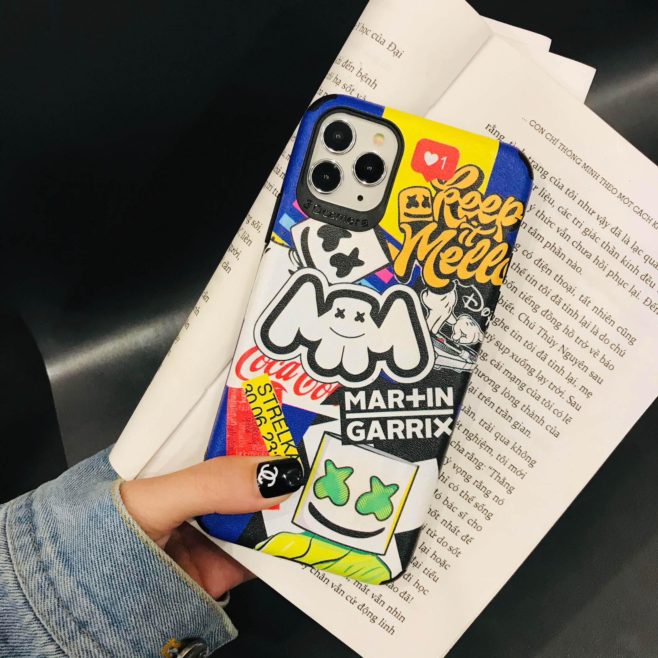 Ốp Lưng Da IMD KenZo x Mashmellow
