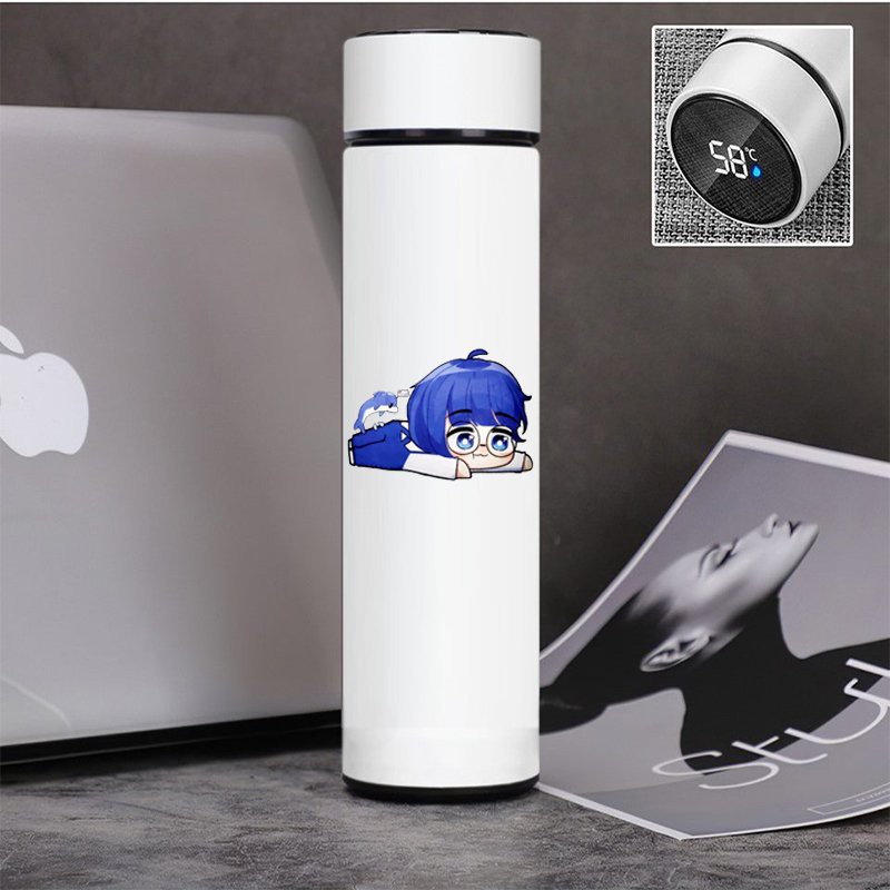 Bình giữ nhiệt đựng nước in hình HERO TEAM ver NẰM Simmy Phong cận Siro Mr Vịt Sammy Đào Timmy Kairon Timy Kamui