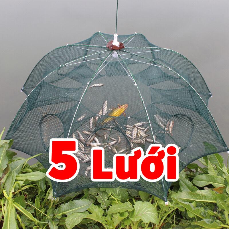Combo 5 chiếc Lưới Đánh Bắt Cá Bát Quái - 8 Cửa Cao cấp [ Giá Siêu Rẻ ]