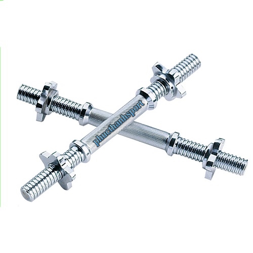 Đòn tạ ngắn, thanh đòn gắn tạ tập cơ tay 35cm inox nhập khẩu Reefit