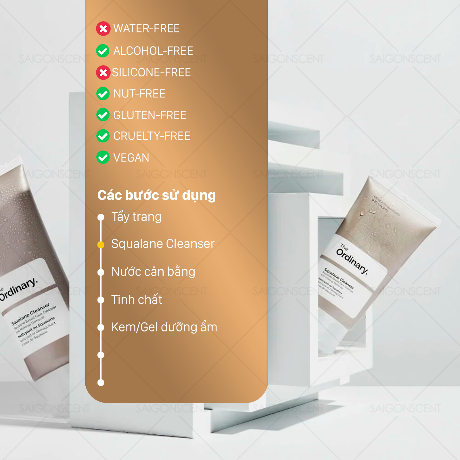 Tẩy trang The Ordinary Squalane Cleanser (50ml)