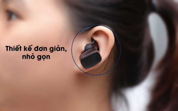 Tai nghe Bluetooth Roman Q5C Đen (Chính hãng)