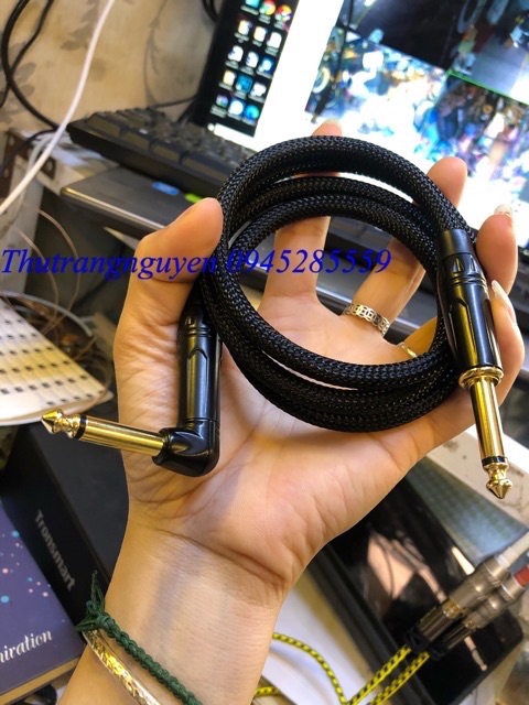 Dây tín hiệu 2 đầu 6 ly 1 cong 1 thẳng dài 1 mét