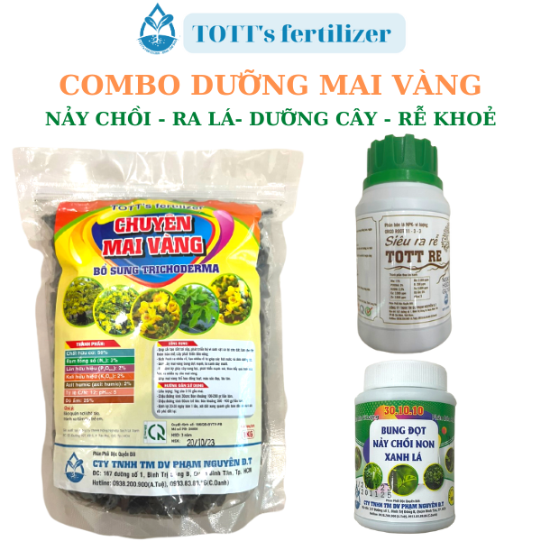 Combo Phân Bón Mai chuyên dùng chăm sóc cây Mai